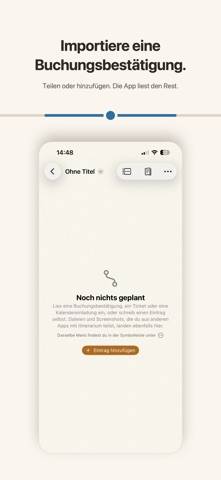 Itinerarium Bildschirmfoto