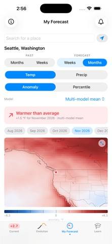 El Niño Forecast Bildschirmfoto