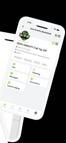 Zero Gravity Basketball App screenshot