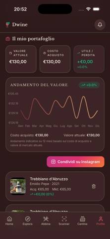 Dwine Schermata dell'app