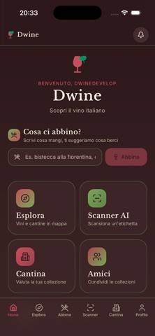 Dwine Schermata dell'app