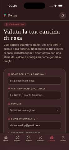 Dwine Schermata dell'app