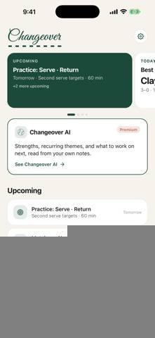 Changeover Journal