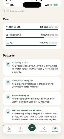 Changeover Journal App screenshot