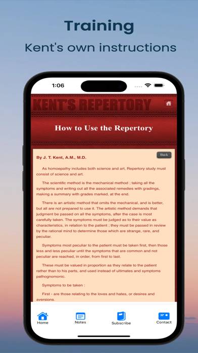 Kent Homeopathic Repertory App screenshot #3