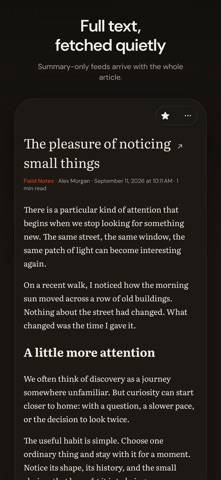 Fold: RSS Reader