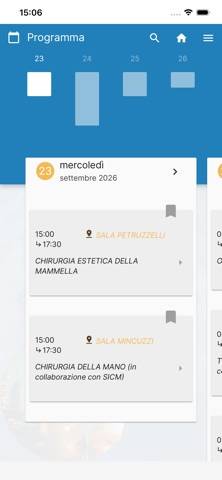 Sicpre 2026 Schermata dell'app