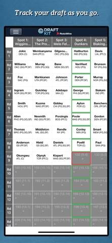 Fantasy Basketball Draft '26 App screenshot