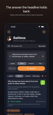 Baitless: Clickbait Decoder