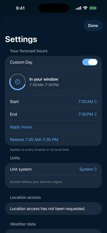 Lite Sky App screenshot