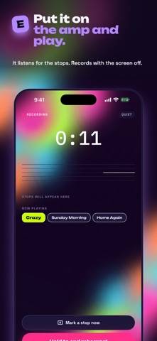 AGAIN. Rehearsal Notes App screenshot
