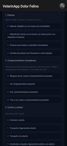 VeterinApp Dolor Felino