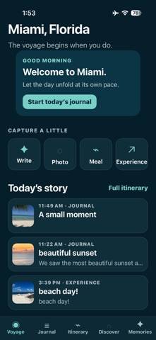 Vellumi: Cruise Journal screenshot