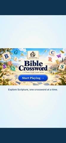 Bible Crossword: A Closer Walk screenshot
