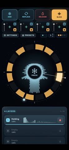 FreezeSlice App-Screenshot