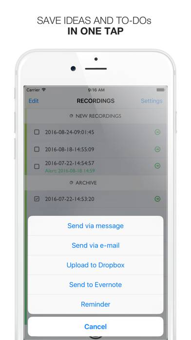Say&Go Voice Notes and Inbox Captura de pantalla de la aplicación #3