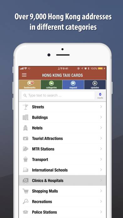 Hong Kong Taxi Cards App screenshot #1