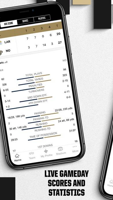 New Orleans Saints App screenshot