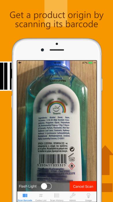 Product Origin App skärmdump #1