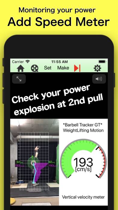 Barbell tracker GT Captura de pantalla de la aplicación #3