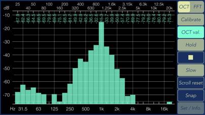 Audio Frequency Analyzer Capture d'écran de l'application #1