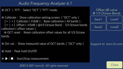 Audio Frequency Analyzer Captura de pantalla de la aplicación #6