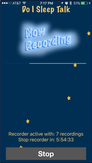 Do I Sleep Talk: Record snore and sleep talking Uygulama ekran görüntüsü #2