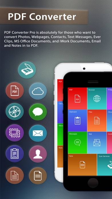 PDF Converter Pro : Convert documents, WebPages TO PDF , Air Printer App screenshot #1