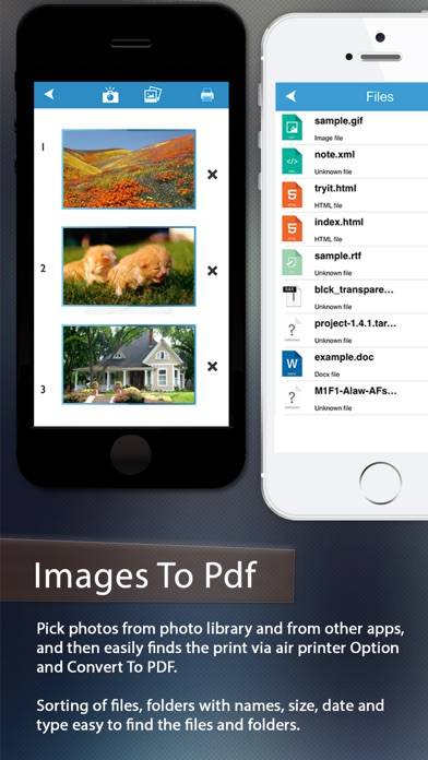 PDF Converter Pro : Convert documents, WebPages TO PDF , Air Printer Captura de pantalla de la aplicación #4