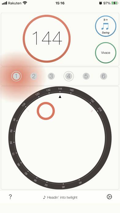 Touch Metronome App-Screenshot #1