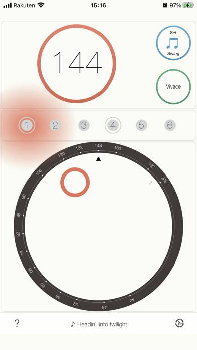 Touch Metronome Capture d'écran de l'application #1