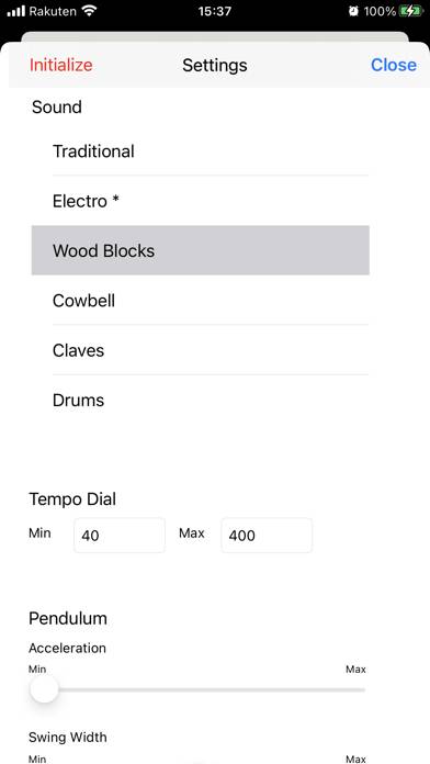 Touch Metronome App screenshot #3