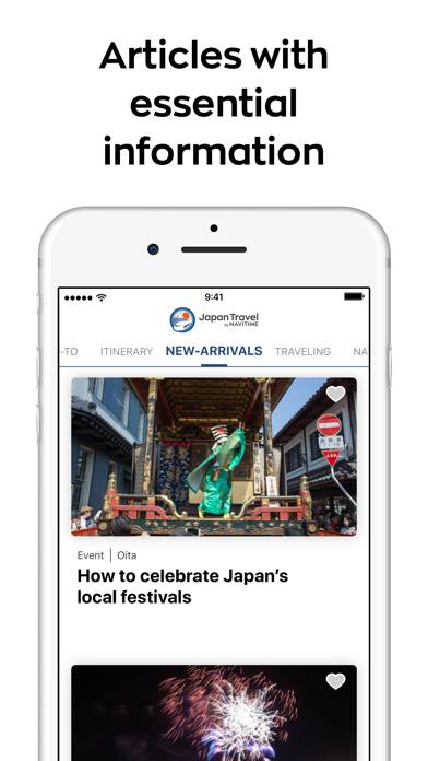 Japan Travel App skärmdump #3
