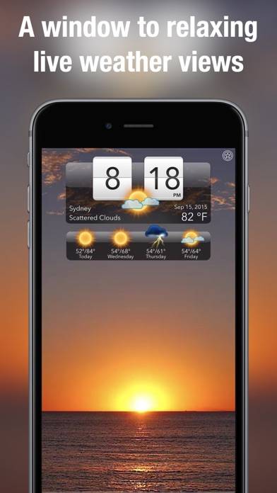 Living Weather HD Live App screenshot #1