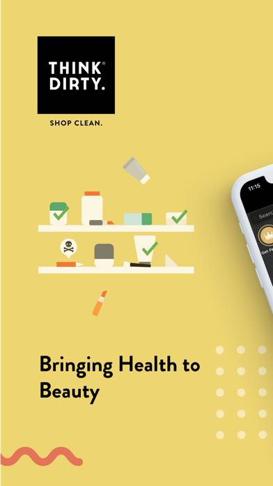 Think Dirty – Shop Clean App screenshot #1
