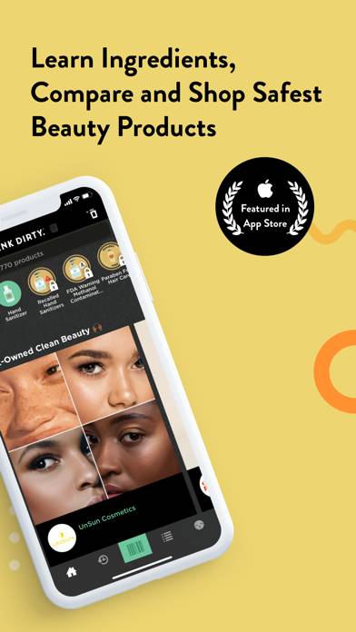 Think Dirty – Shop Clean App screenshot