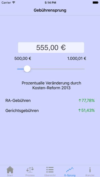 IKanzlei plus App-Screenshot