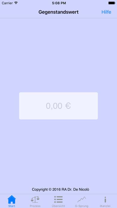 IKanzlei plus App-Screenshot