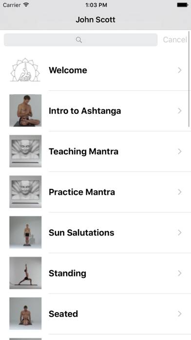 John Scott Yoga Captura de pantalla de la aplicación #1