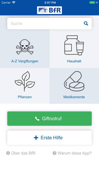 BfR-Vergiftungsunfälle