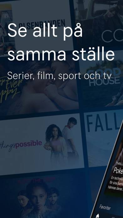 Tele2 Play skärmdump