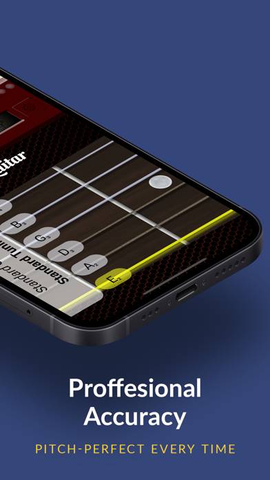 Pro Guitar Tuner Uygulama ekran görüntüsü #2