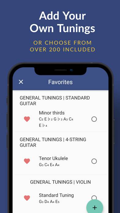 Pro Guitar Tuner Uygulama ekran görüntüsü #4