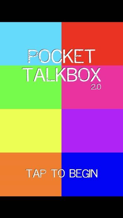 Pocket Talkbox Captura de pantalla de la aplicación #1