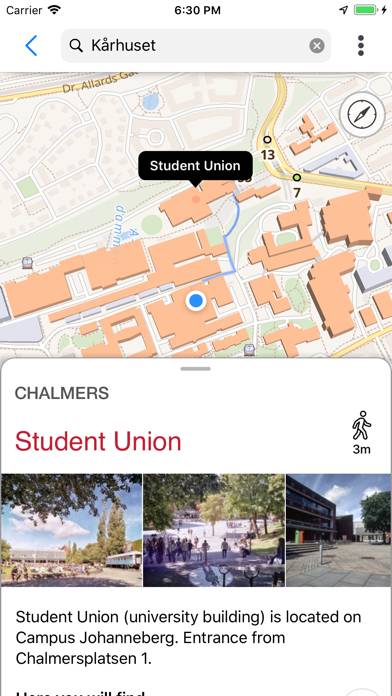 Find Your Way on Campus App skärmdump #3