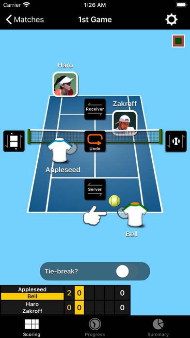 TennisRecord App screenshot #1