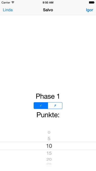 Phase 10 Score Sheet App skärmdump #5