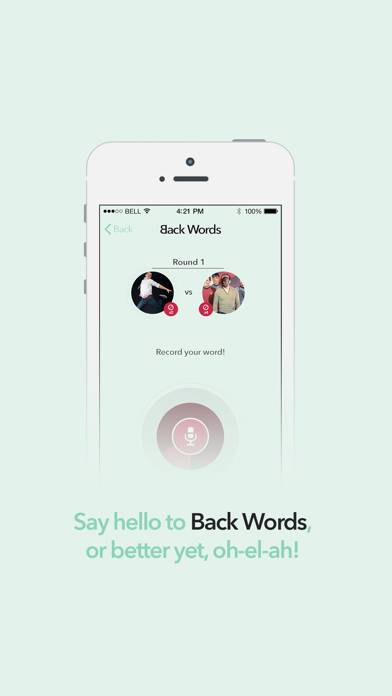 BackWords Game captura de pantalla del juego