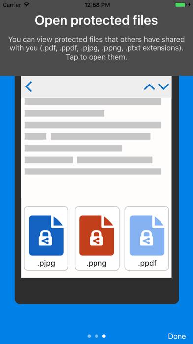 Azure Information Protection Captura de pantalla de la aplicación #4