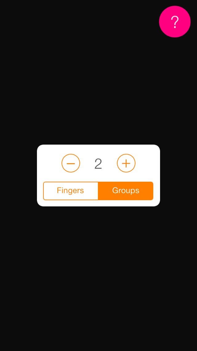 Chwazi Finger Chooser Captura de pantalla de la aplicación #3